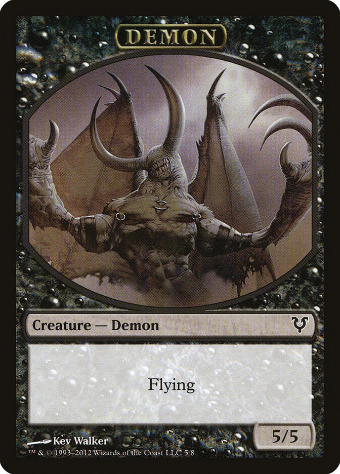 Demon Token [Avacyn Restored Tokens] | Boutique FDB TCG