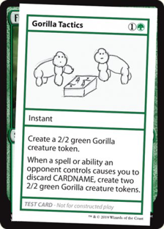 Gorilla Tactics (2021 Edition) [Mystery Booster Playtest Cards] | Boutique FDB TCG