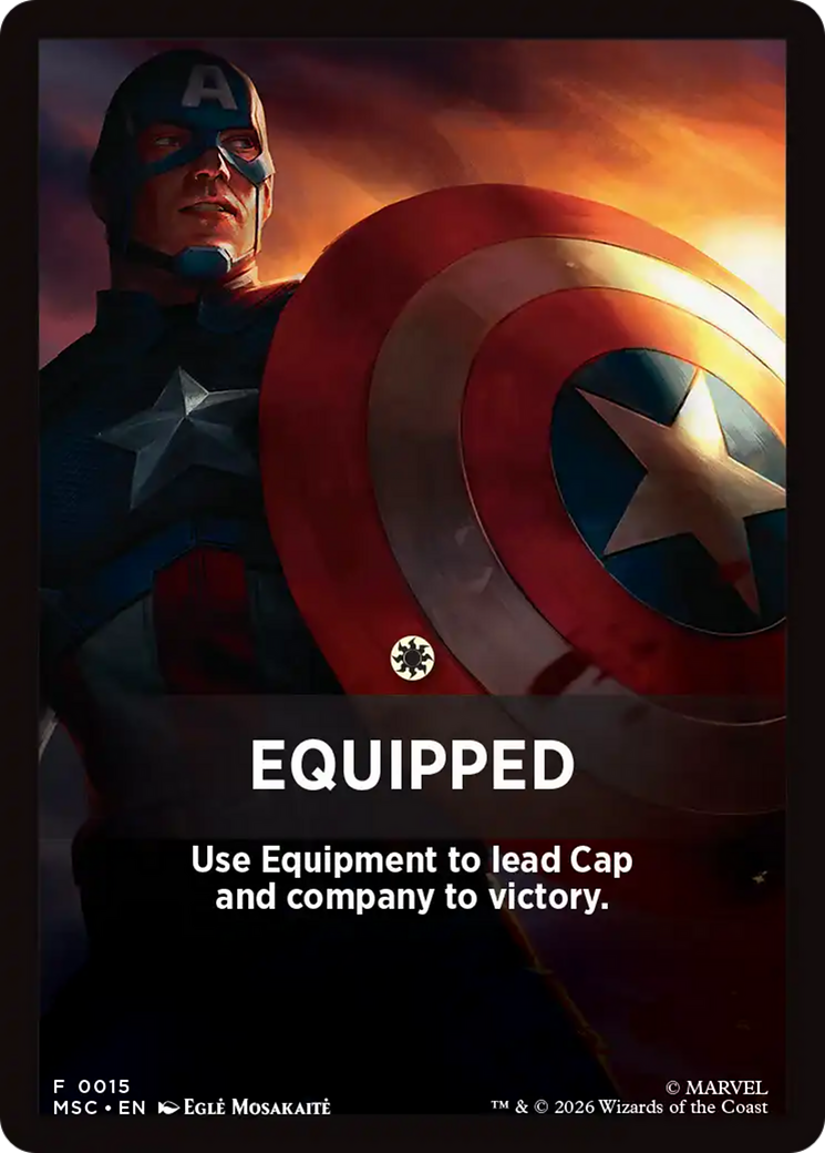 Equipped Theme Card [Marvel Super Heroes Commander] | Boutique FDB TCG