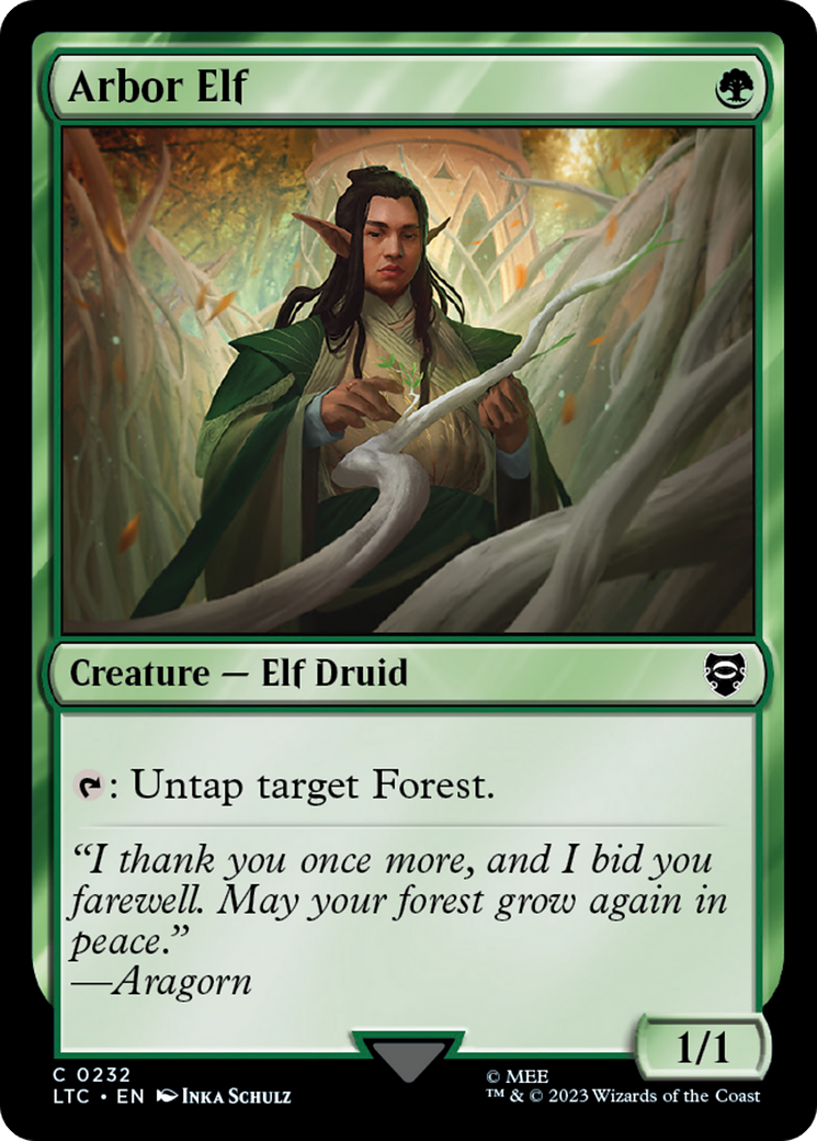 Arbor Elf [The Lord of the Rings: Tales of Middle-Earth Commander] | Boutique FDB TCG