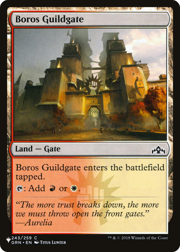 Boros Guildgate [The List] | Boutique FDB TCG