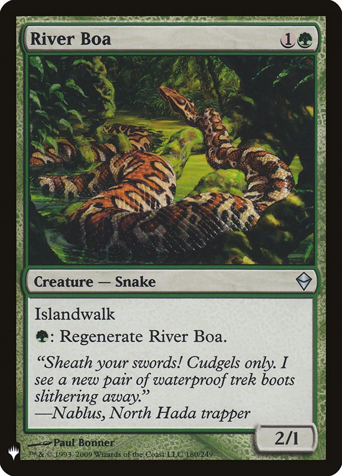River Boa [Mystery Booster] | Boutique FDB TCG