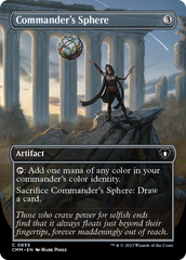 Commander's Sphere (Borderless Alternate Art) [Commander Masters] | Boutique FDB TCG