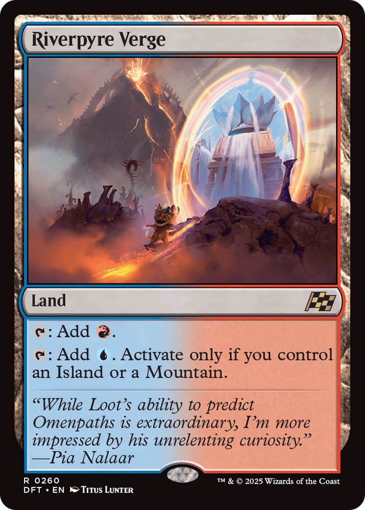 Riverpyre Verge [Aetherdrift] | Boutique FDB TCG
