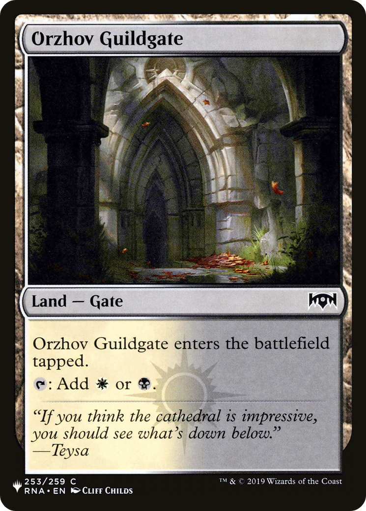 Orzhov Guildgate (253) [The List] | Boutique FDB TCG