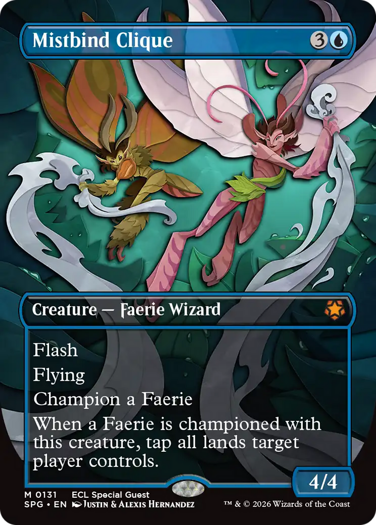 Mistbind Clique (Borderless) [Lorwyn Eclipsed Special Guests] | Boutique FDB TCG