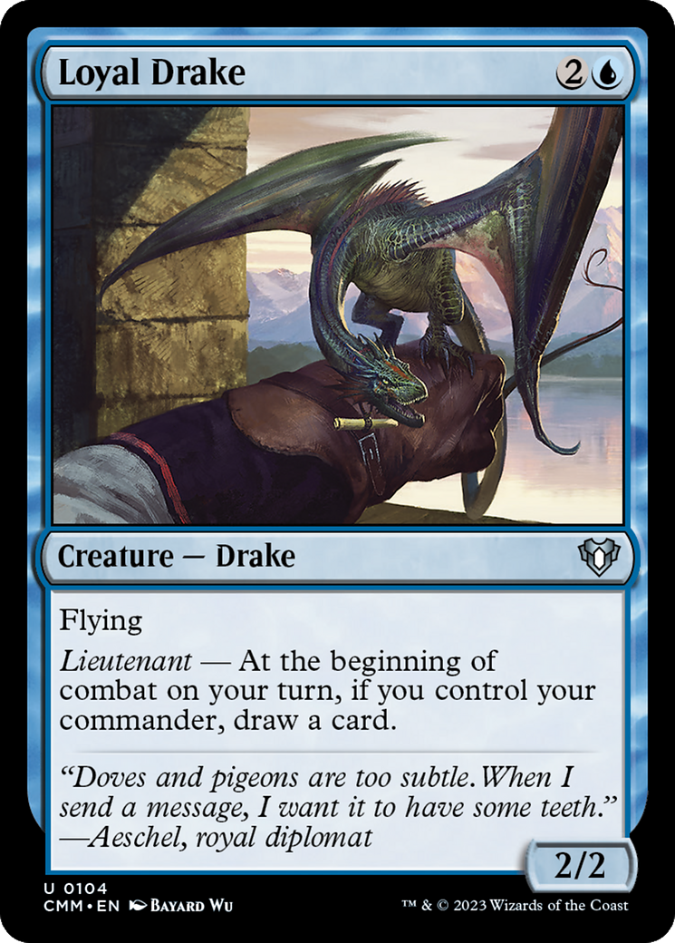 Loyal Drake [Commander Masters] | Boutique FDB TCG