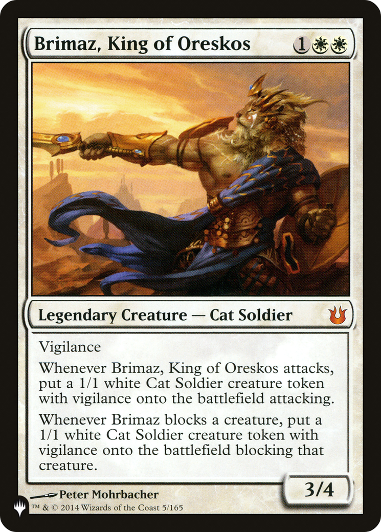 Brimaz, King of Oreskos [The List] | Boutique FDB TCG