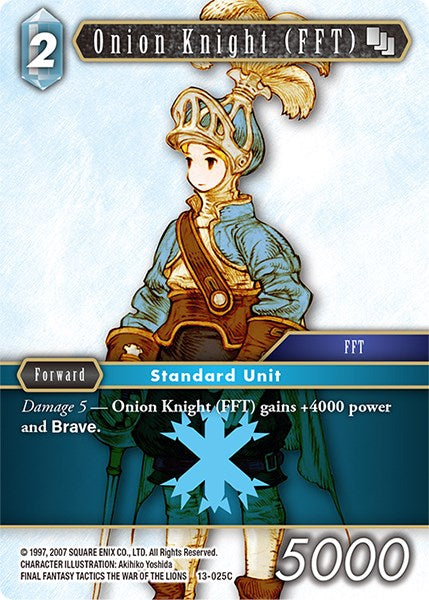 Onion Knight (FFT) [Opus XIII: Crystal Radiance] | Boutique FDB TCG