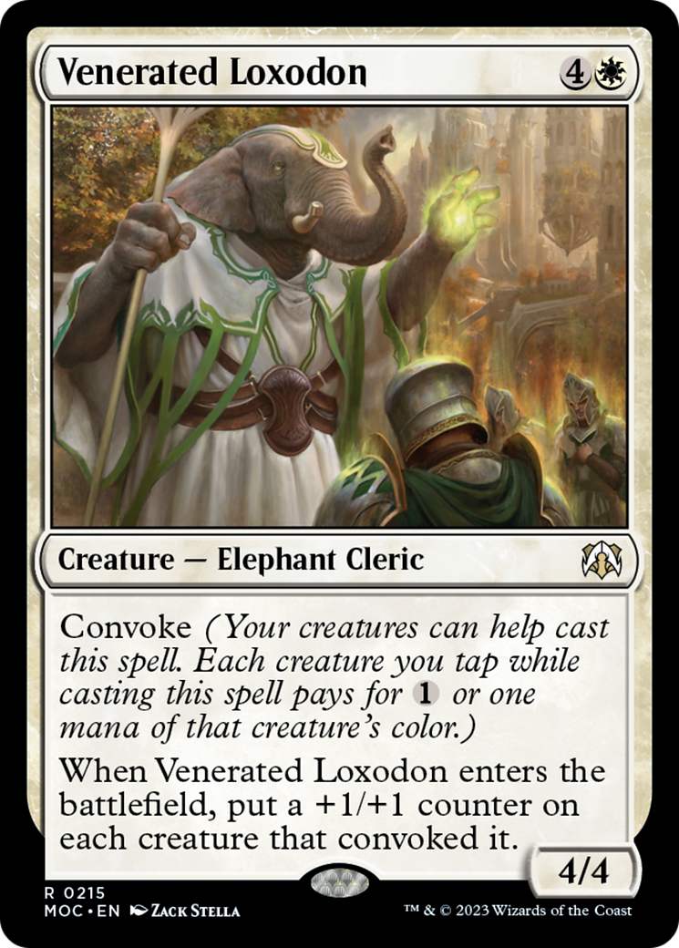 Venerated Loxodon [March of the Machine Commander] | Boutique FDB TCG