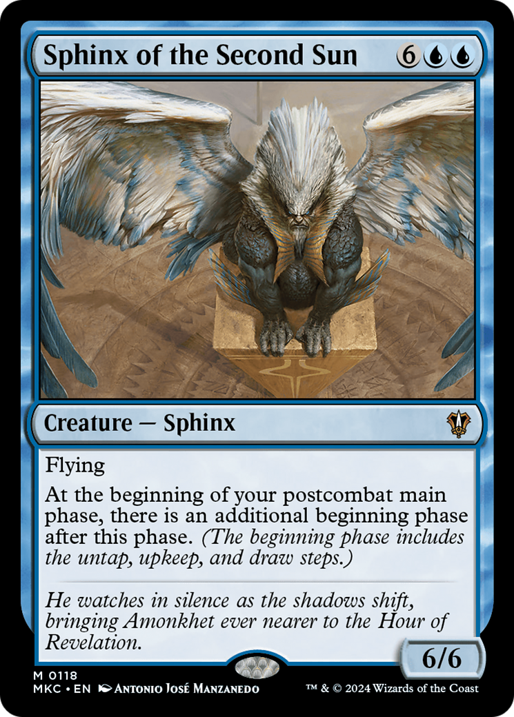 Sphinx of the Second Sun [Murders at Karlov Manor Commander] | Boutique FDB TCG