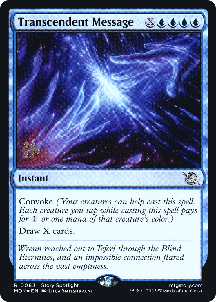 Transcendent Message [March of the Machine Prerelease Promos] | Boutique FDB TCG