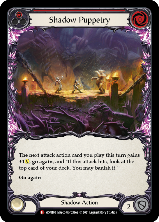 Shadow Puppetry [MON193] (Monarch)  1st Edition Normal | Boutique FDB TCG