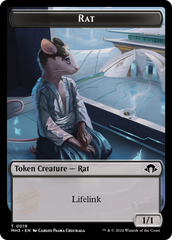 Rat // Energy Reserve Double-Sided Token [Modern Horizons 3 Tokens] | Boutique FDB TCG