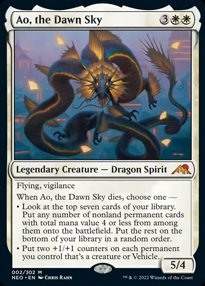 Ao, the Dawn Sky [Kamigawa: Neon Dynasty] | Boutique FDB TCG