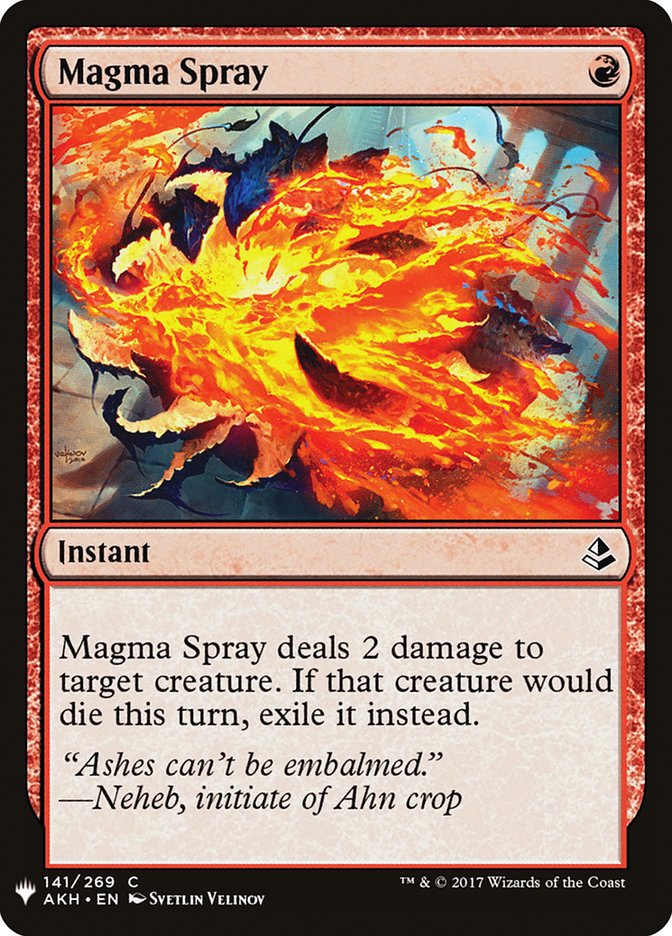 Magma Spray [Mystery Booster] | Boutique FDB TCG