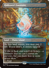 Hallowed Fountain (Borderless) [Lorwyn Eclipsed] | Boutique FDB TCG