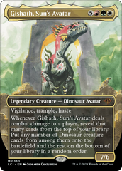 Gishath, Sun's Avatar (Borderless) [The Lost Caverns of Ixalan] | Boutique FDB TCG