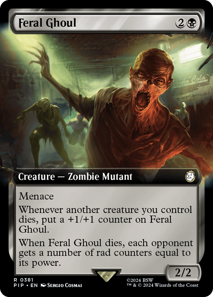 Feral Ghoul (Extended Art) [Fallout] | Boutique FDB TCG