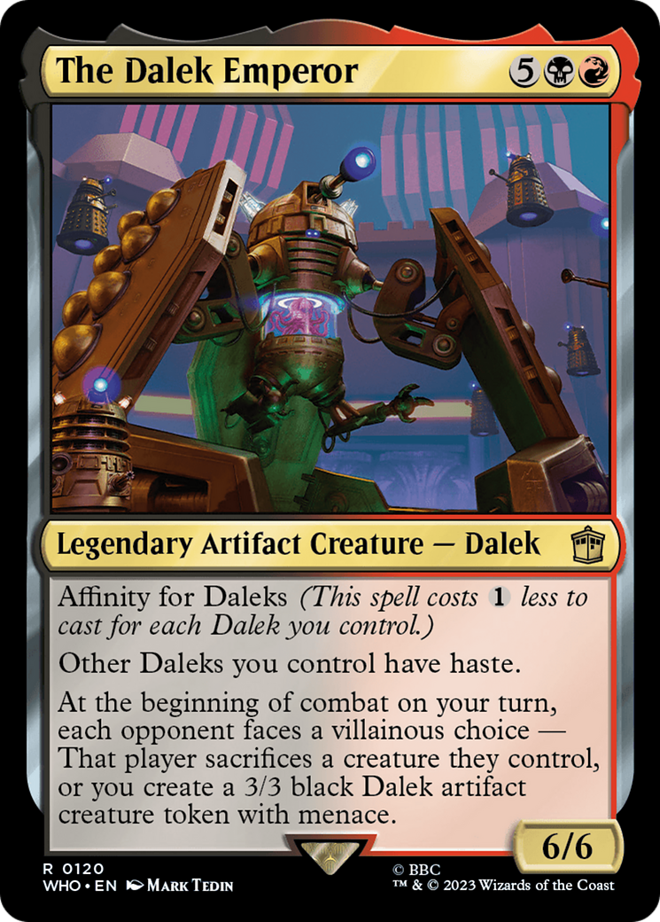 The Dalek Emperor (Extended Art) [Doctor Who] | Boutique FDB TCG