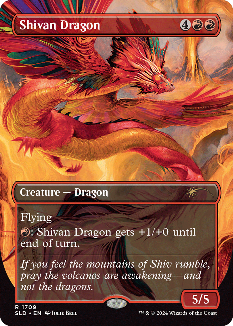 Shivan Dragon (Rainbow Foil) [Secret Lair Drop Series] | Boutique FDB TCG