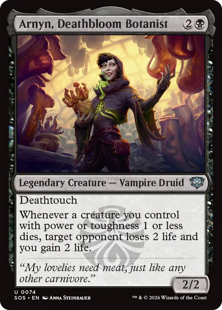 Arnyn, Deathbloom Botanist [Secrets of Strixhaven] | Boutique FDB TCG