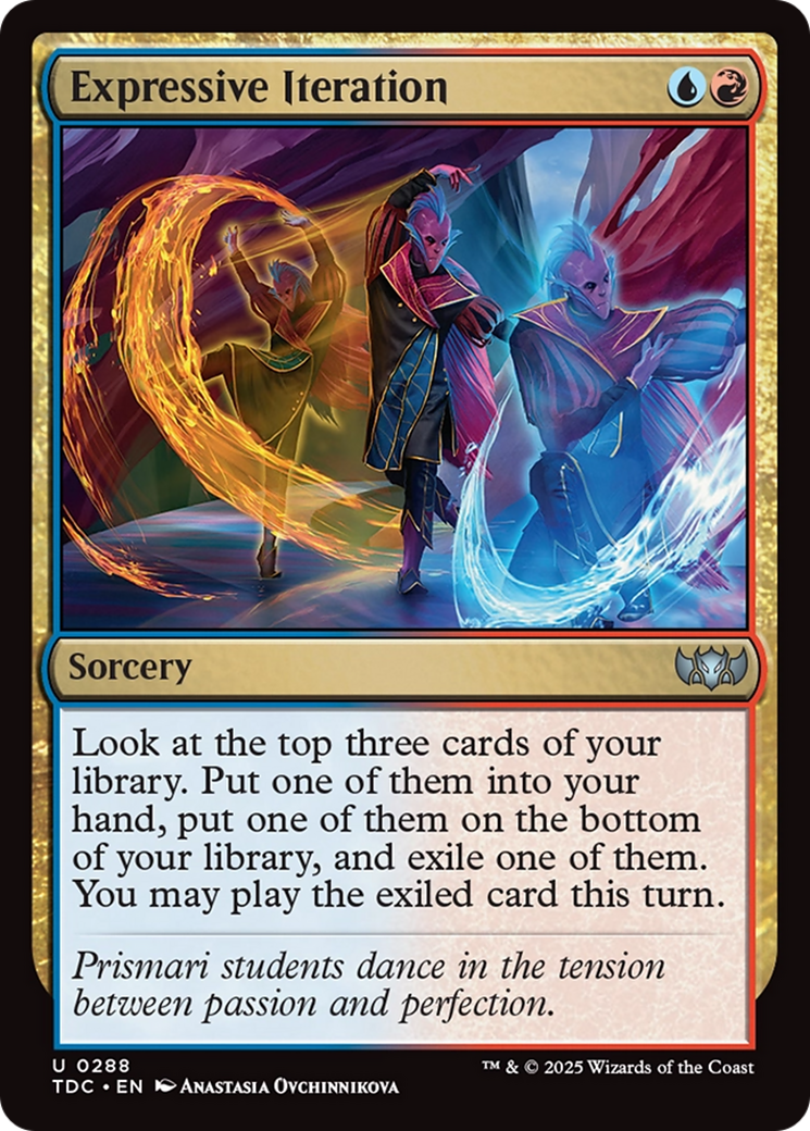 Expressive Iteration [Tarkir: Dragonstorm Commander] | Boutique FDB TCG