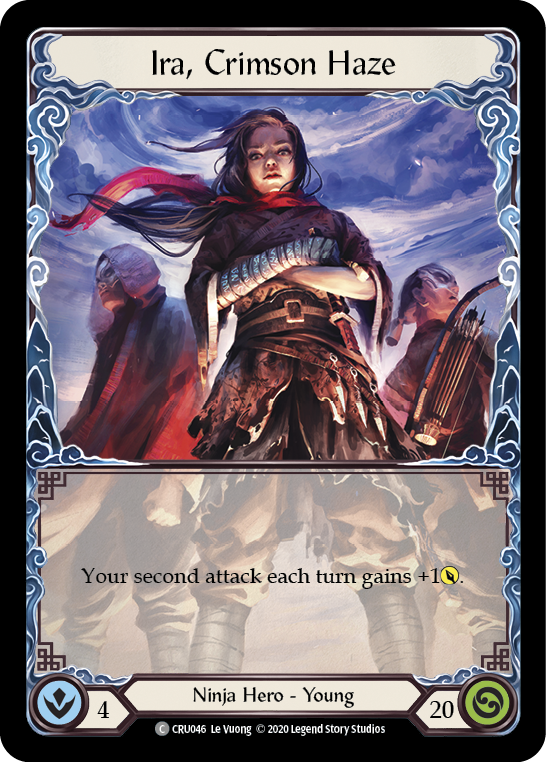 Ira, Crimson Haze [CRU046] (Crucible of War)  1st Edition Rainbow Foil | Boutique FDB TCG