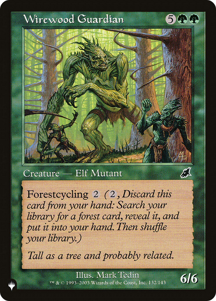 Wirewood Guardian [The List Reprints] | Boutique FDB TCG