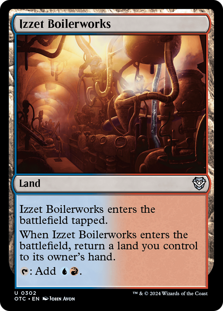 Izzet Boilerworks [Outlaws of Thunder Junction Commander] | Boutique FDB TCG