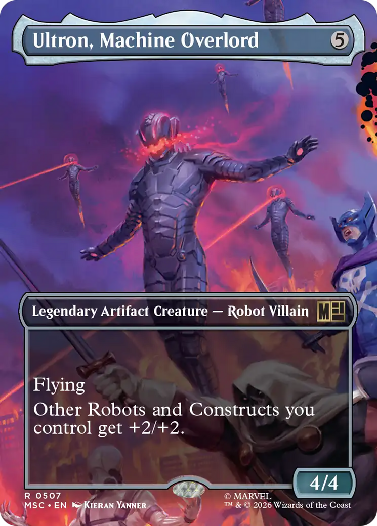 Ultron, Machine Overlord (Borderless) [Marvel Super Heroes Commander] | Boutique FDB TCG