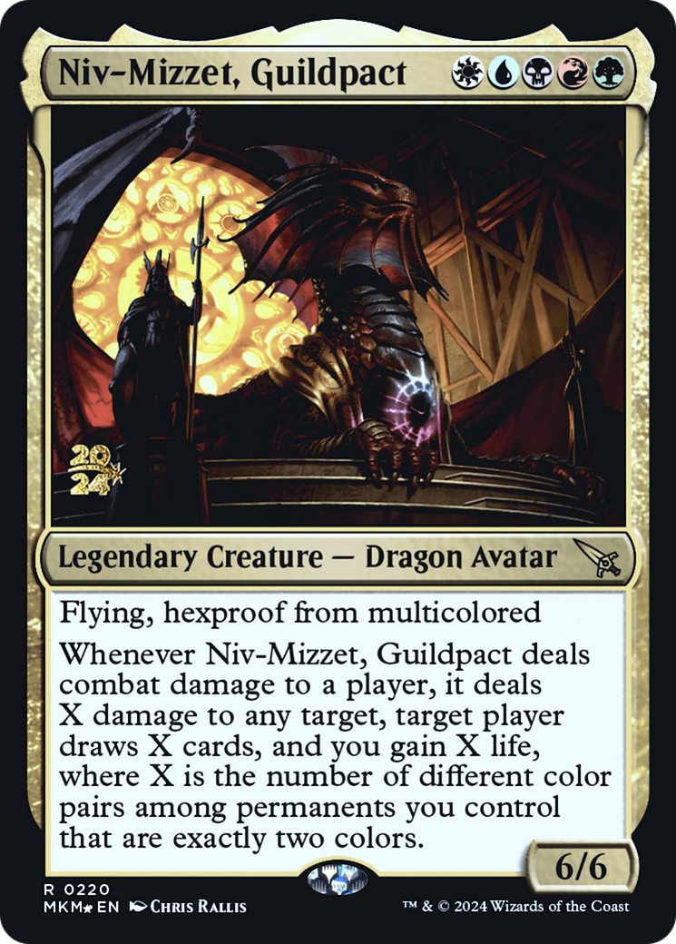 Niv-Mizzet, Guildpact [Murders at Karlov Manor Prerelease Promos] | Boutique FDB TCG