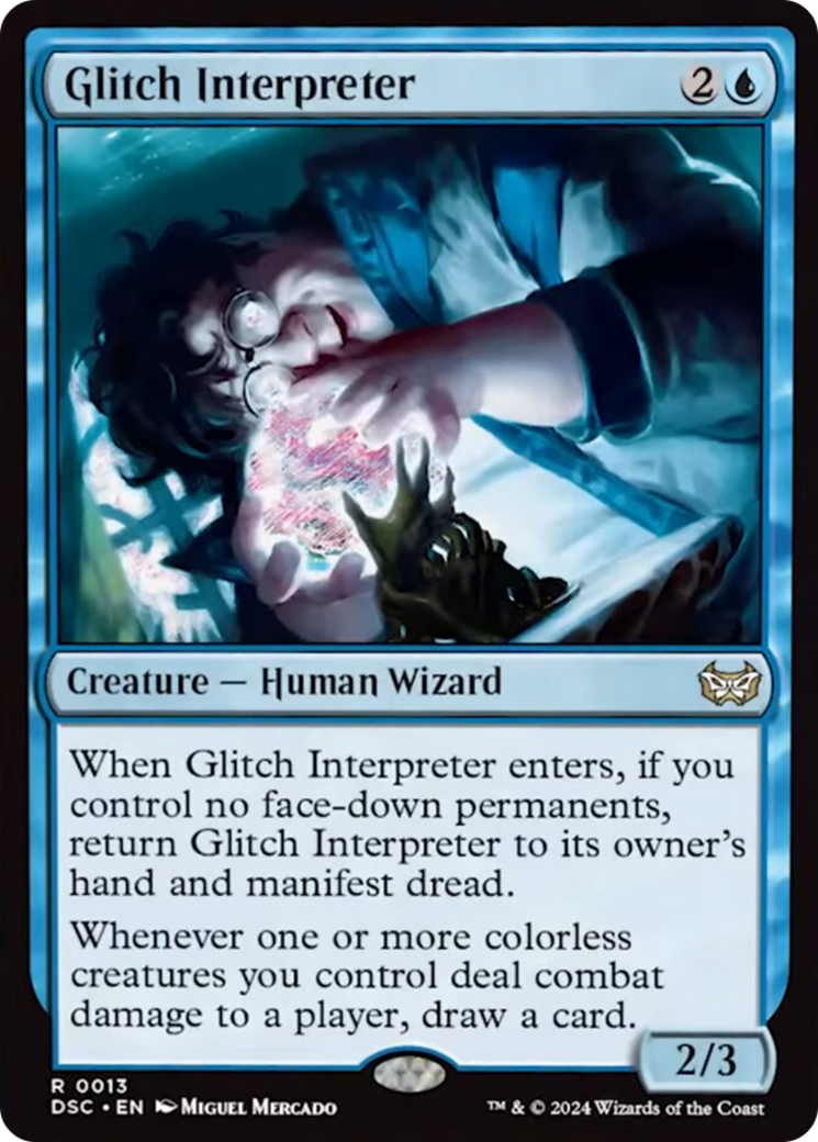 Glitch Interpreter [Duskmourn: House of Horror Commander] | Boutique FDB TCG