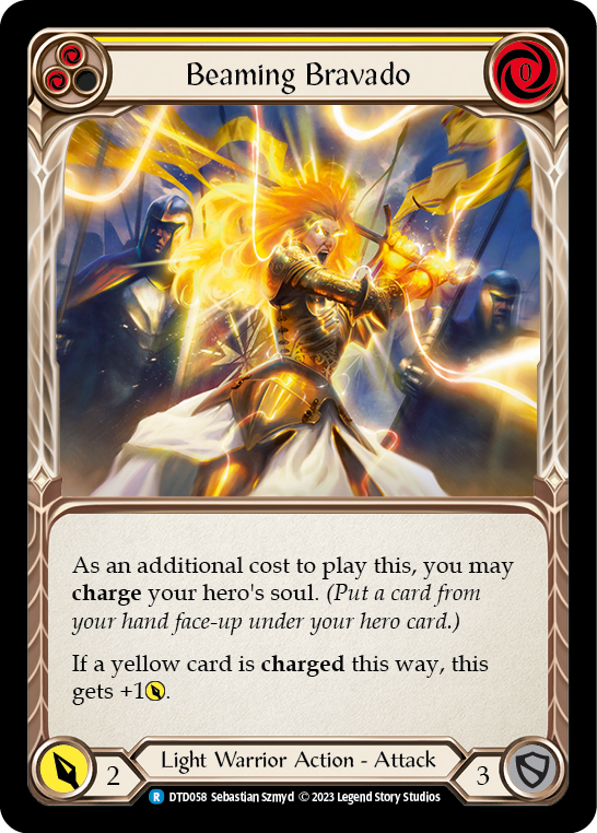 Beaming Bravado (Yellow) [DTD058] (Dusk Till Dawn) | Boutique FDB TCG