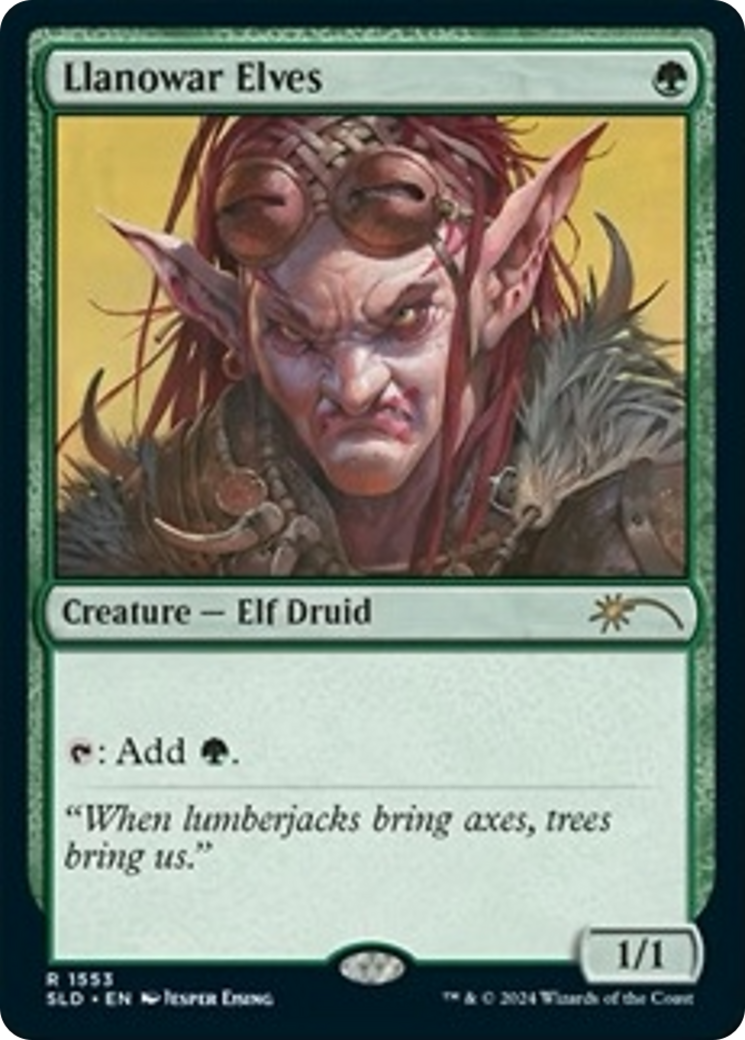 Llanowar Elves (1553) [Secret Lair Drop Series] | Boutique FDB TCG