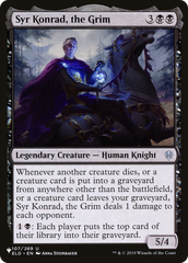 Syr Konrad, the Grim [The List] | Boutique FDB TCG