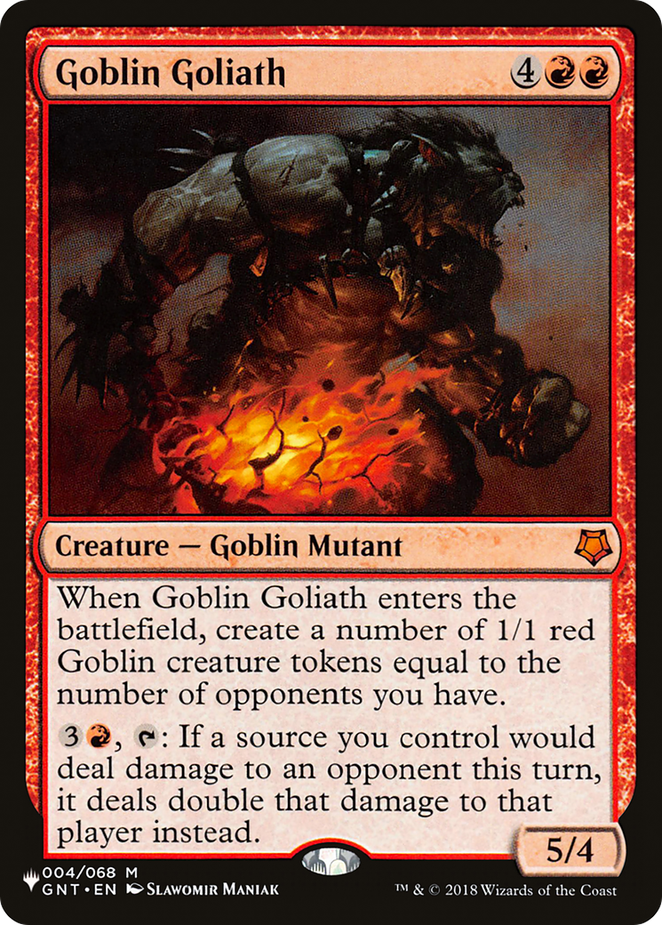 Goblin Goliath [The List] | Boutique FDB TCG