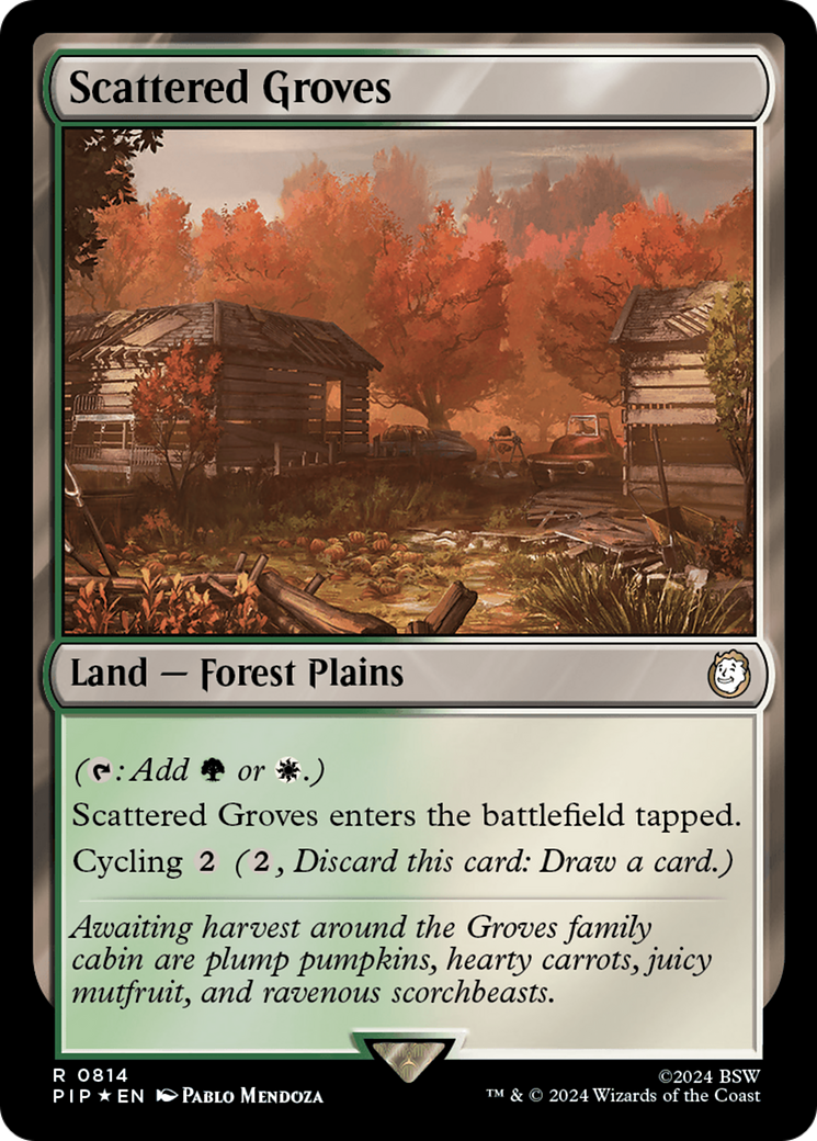 Scattered Groves (Surge Foil) [Fallout] | Boutique FDB TCG