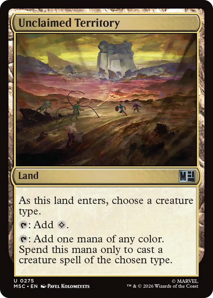 Unclaimed Territory [Marvel Super Heroes Commander] | Boutique FDB TCG