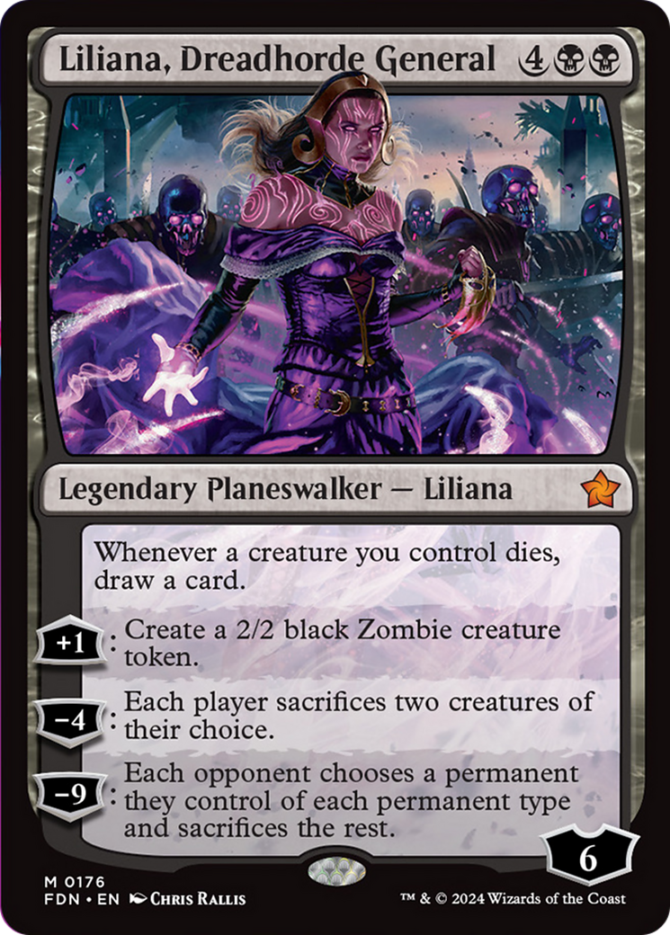 Liliana, Dreadhorde General [Foundations] | Boutique FDB TCG