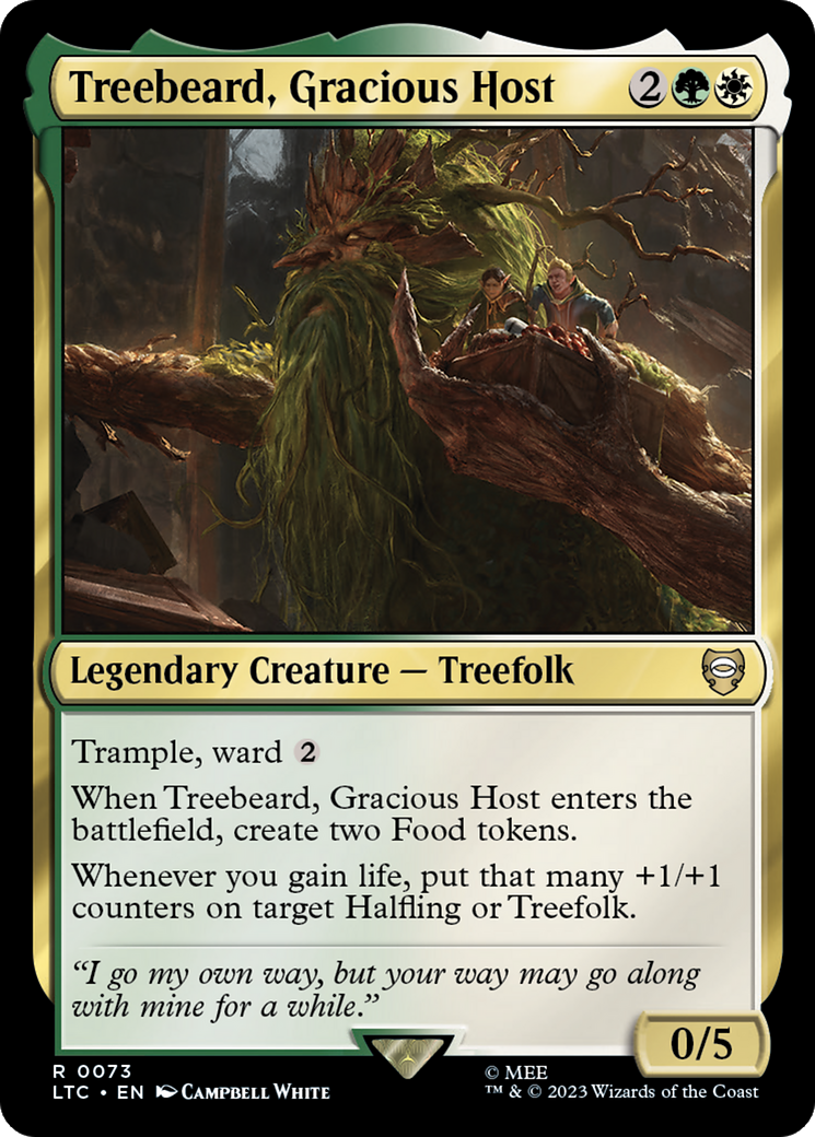 Treebeard, Gracious Host [The Lord of the Rings: Tales of Middle-Earth Commander] | Boutique FDB TCG