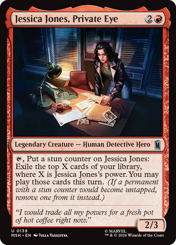 Jessica Jones, Private Eye [Marvel Super Heroes] | Boutique FDB TCG