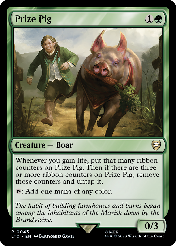 Prize Pig [The Lord of the Rings: Tales of Middle-Earth Commander] | Boutique FDB TCG