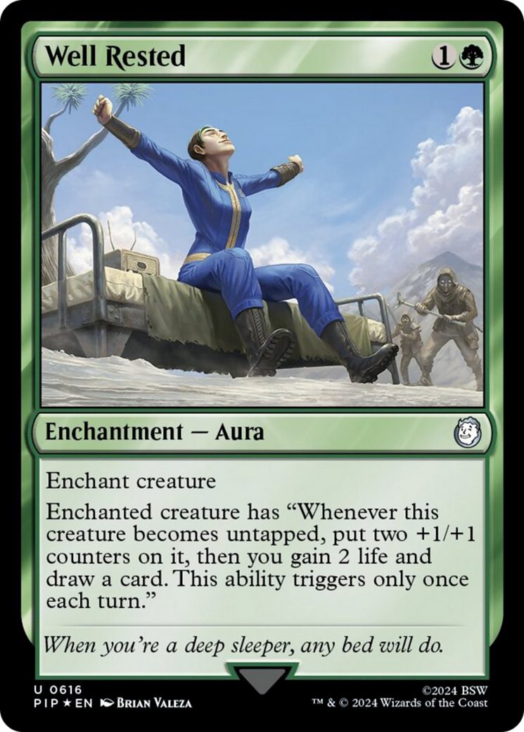 Well Rested (Surge Foil) [Fallout] | Boutique FDB TCG