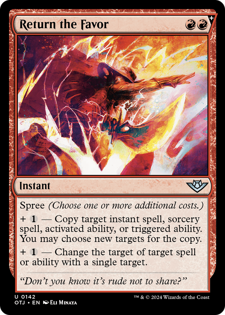 Return the Favor [Outlaws of Thunder Junction] | Boutique FDB TCG
