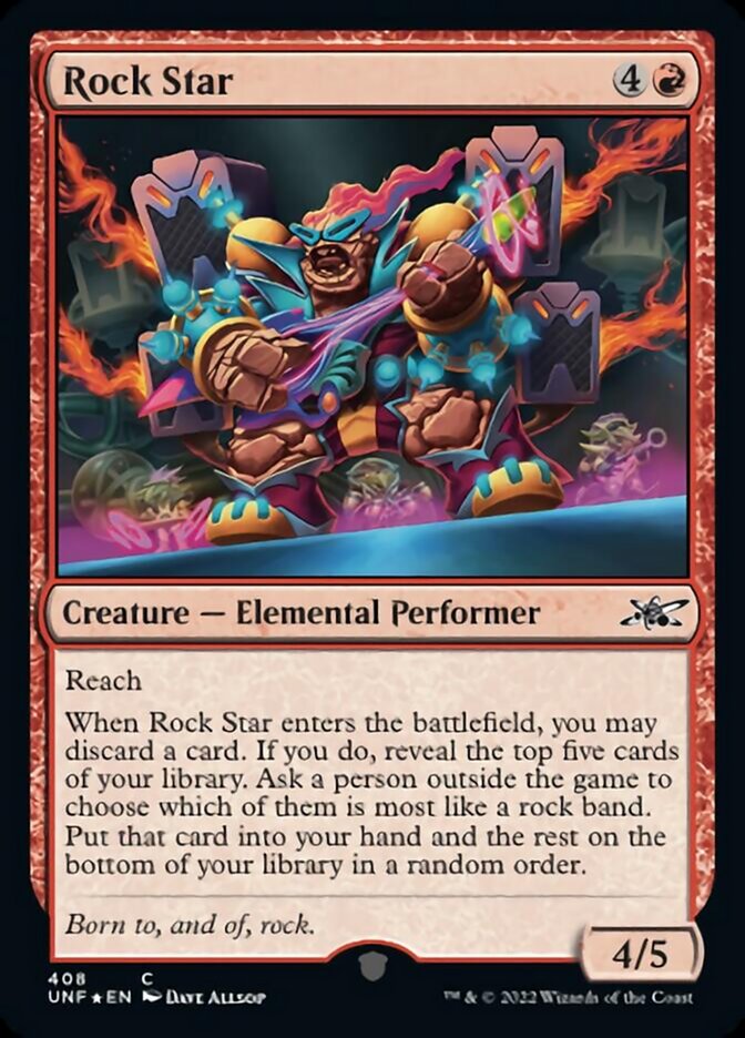 Rock Star (Galaxy Foil) [Unfinity] | Boutique FDB TCG