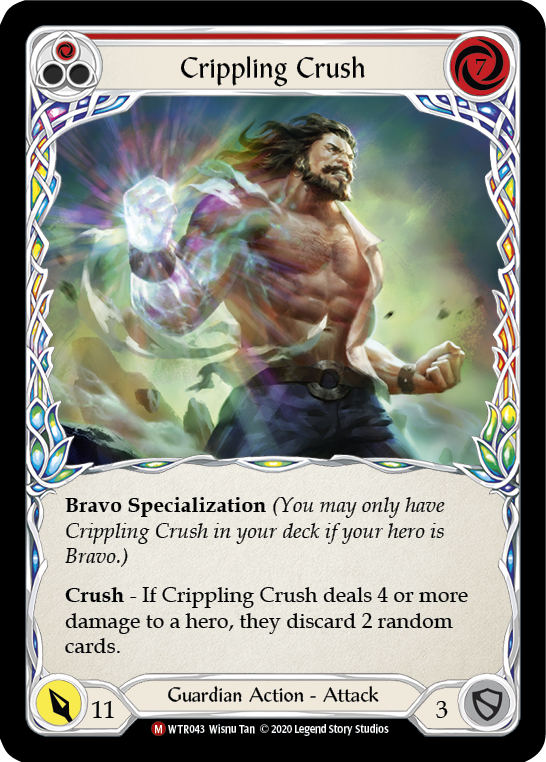 Crippling Crush [U-WTR043] (Welcome to Rathe Unlimited)  Unlimited Rainbow Foil | Boutique FDB TCG