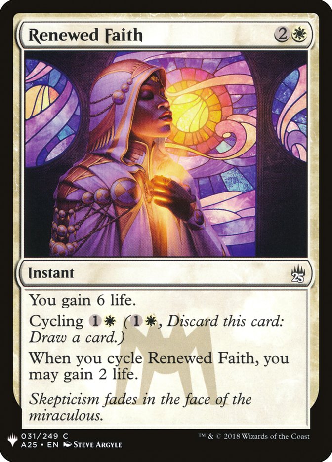 Renewed Faith [Mystery Booster] | Boutique FDB TCG