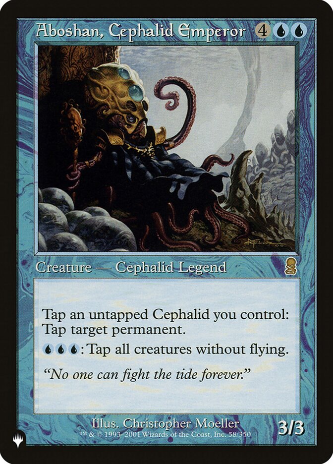 Aboshan, Cephalid Emperor [The List] | Boutique FDB TCG