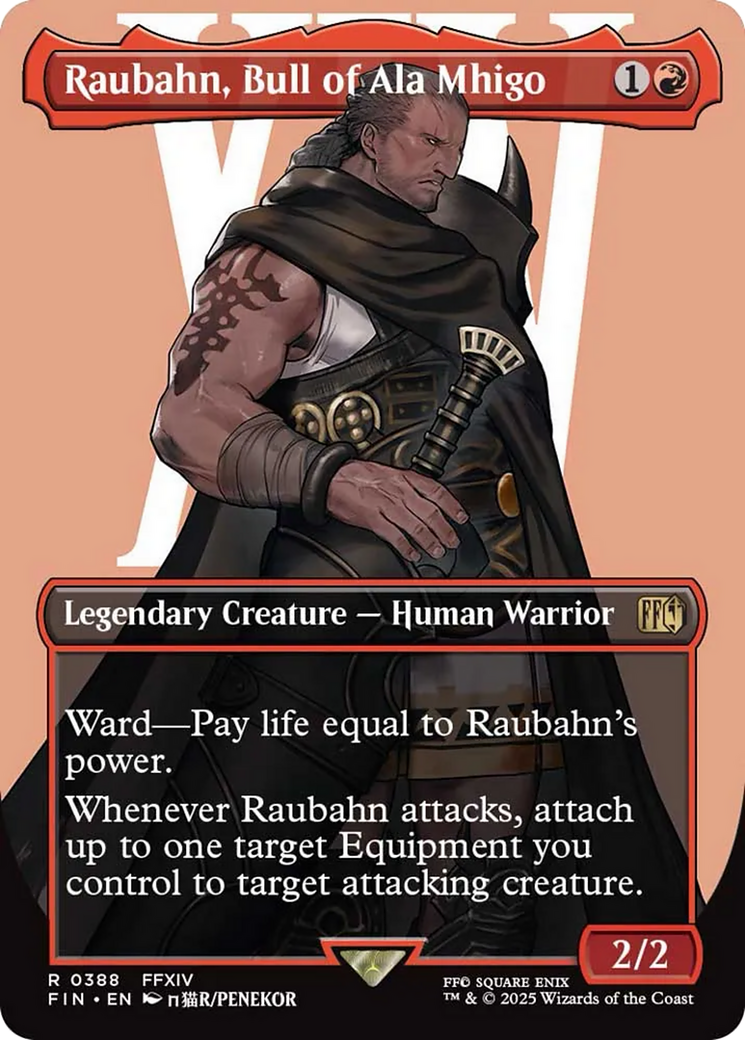 Raubahn, Bull of Ala Mhigo (Borderless) [FINAL FANTASY] | Boutique FDB TCG